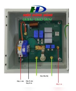 thiết bị cắt sét và lọc sét 1 pha 2P 32A 40A 63A 80A 100A 125A