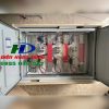 Tủ cắt lọc sét nguồn điện 3 pha LPI dòng tải 2000A, Uc 480V, 2 tầng bảo vệ: sơ cấp dòng cắt sét 100kA/pha (10/350µs), thứ cấp 50kA/pha (8/20µs), N-E 100kA (10/350µs), tích hợp bộ đếm sét & giám sát Bluetooth LPI SF32000-480-100+50-AIMCB