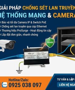 D-48/RJ45B-POE – Chống Sét Lan Truyền Mạng LAN & Camera PoE
