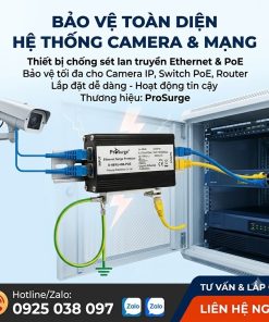 D-48/RJ45B-POE – Chống Sét Lan Truyền Mạng LAN & Camera PoE